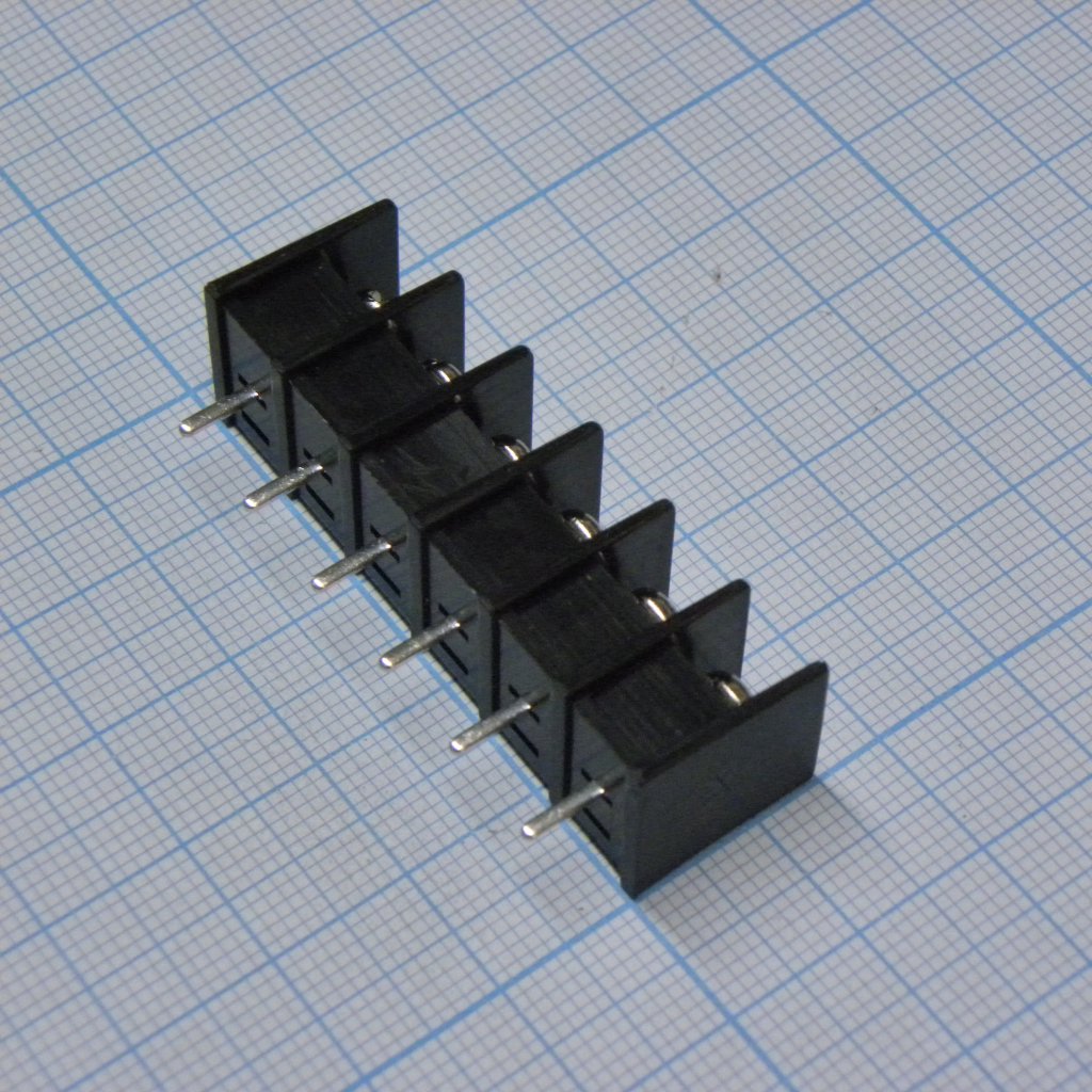 DG25C-B-06P-13-00A(H) - Барьерный клеммный блок 6 контактов. Серия DG25C-B