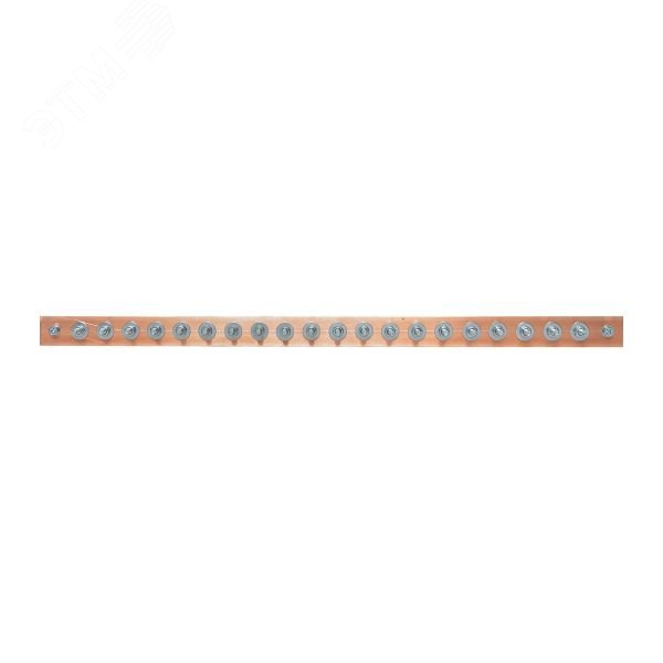 Главная заземляющая шина с изоляторами на 20 подключений ГЗШ-20 Сu EKF