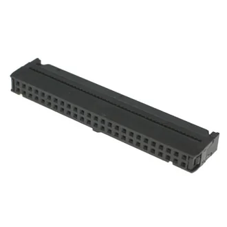 IDC-50F - IDC разъем, розетка на плоский шлейф 50pin(2x25), шаг 2.54мм