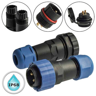 SZC21 2P-F-M - Разъём герметичный SZC21 2P-F-M, 2 контакта