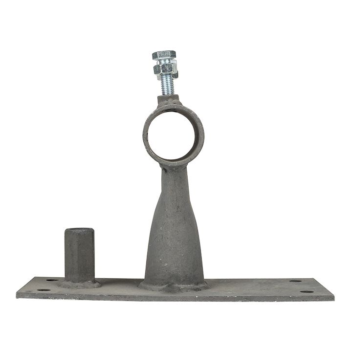 Держатель мачты молниеприемника к стене, D=40мм, вынос 100мм с гайкой PROxima lp-l0100