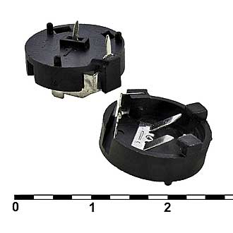 CH23-1220 - Батарейный отсек CR1220, открытый