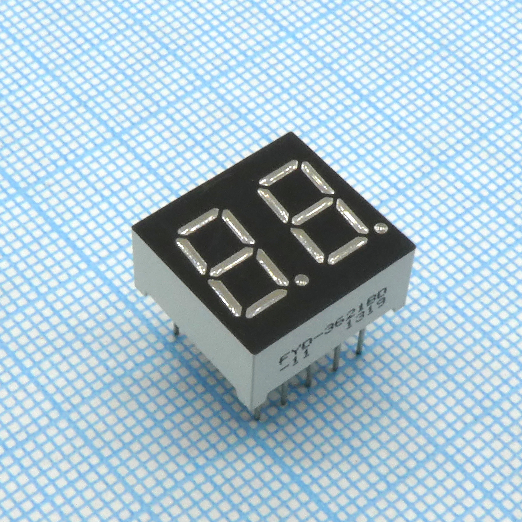 FYD-3621BD-11 - 2-х разрядный индикатор 9,2мм/красный/650нм/26-38мкд/ОА