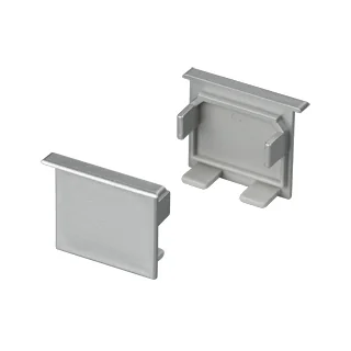 Заглушка светонепроницаемая PLS-LOCK-H25-FS 022015 - Заглушка светонепроницаемая для профиля PLS-LOCK-H25-FS глухая. Материал - металлизированный пластик с полным гашением света. Цвет - серебристый.