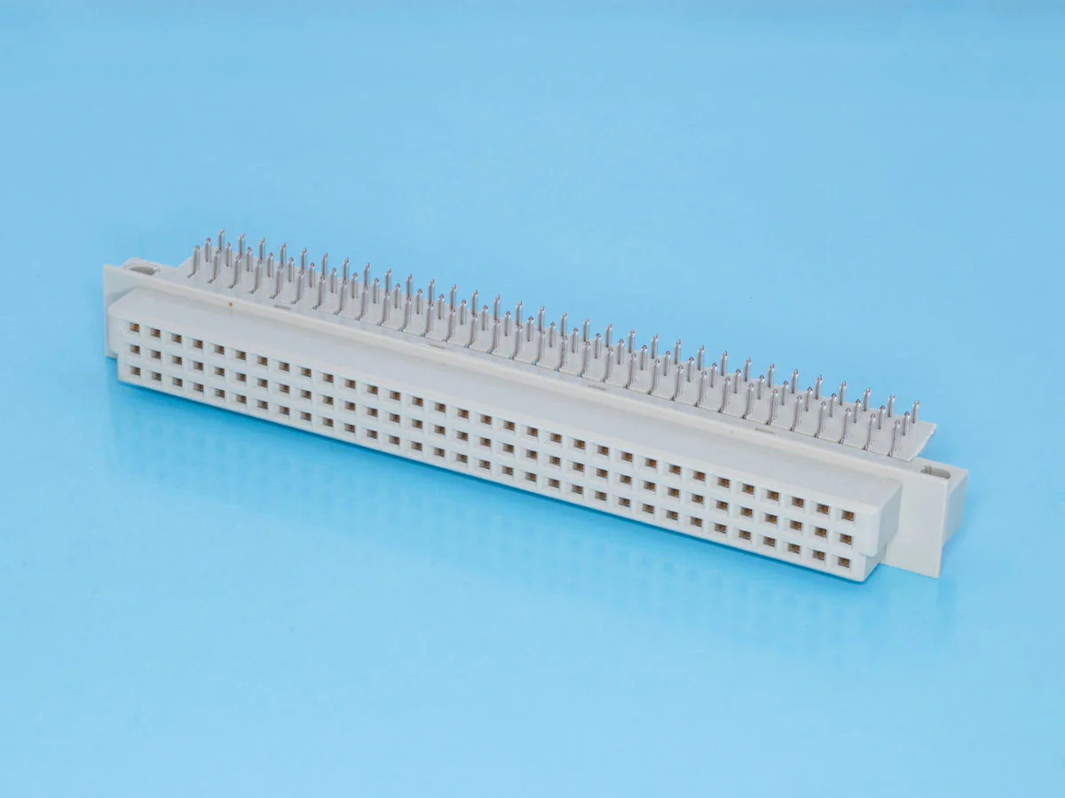 612R-96F - Разъем DIN 41612 96 контактов, гнездо, прямой угол