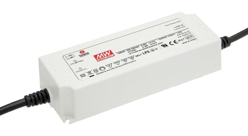 LPF-90D-48 - AC-DC led, 90Вт, выход 28.8...48В/1.88А, стаб. тока/напр., вход 90…305В AC, 47…63Гц /127…431В DC,  изоляция 3750В AC, в кожухе 161х161х36мм, -40…+70°С, функция димминга