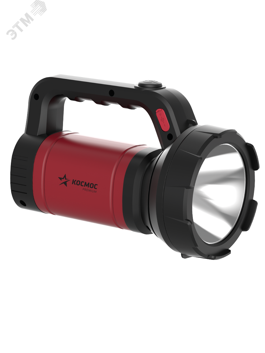 Фонарь-прожектор аккумуляторный Premium 5Вт 2 режима литиевый аккум. 2.4А.ч супер яркий экономн. время работы от 3 до 12ч ЗУ (в компл.) KOSAc8005WLith