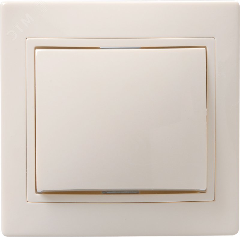 ВС10-1-0-Км Выкл. 1кл 10А керам. КВАРТА крем. EVK10-K33-10-K