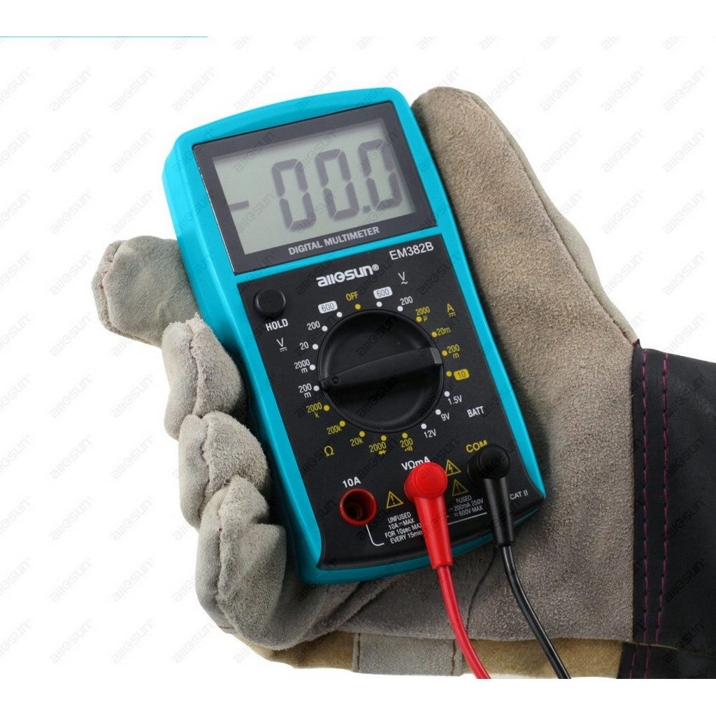 EM-382B - Компактный мультиметр с большим ЖК дисплеем , функцией HOLD