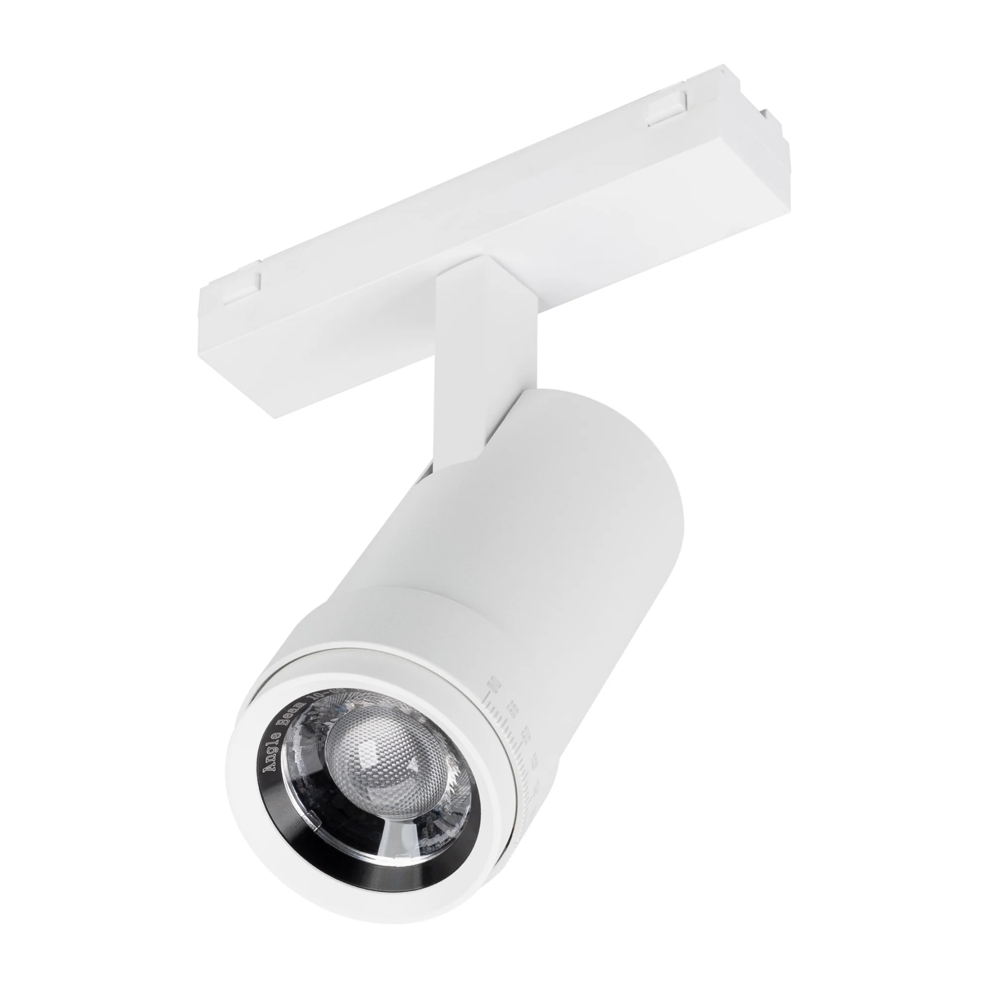 Светильник MAG-VIBE-SPOT-ZOOM-R47-10W Warm3000 (WH, 20-55 deg, 48V) 044484 - Светильник для магнитных треков MAG-VIBE шириной 26 мм. Мощность 10 Вт, св. поток 765 лм, 77 лм/Вт, теплый 3000 K, CRI>90, угол 20-55°, напряжение питания 48 В. Белый фигурный ко