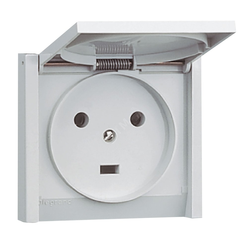 Plexo Розетка IP44 2К+З 20А 055703