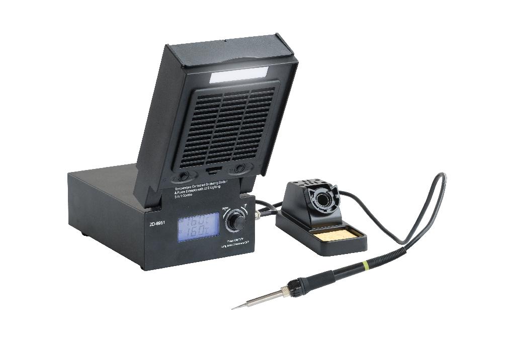 ZD-8951 - Паяльная станция 60 Вт с дымо-удалением и LED подсветкой