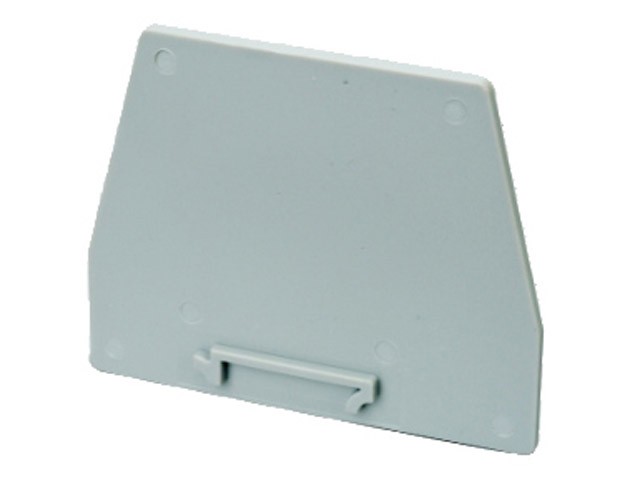 Торцевая крышка G-JUT1-2.5S - Торцевая крышка для клемм JUT1-2.5S, цвет: серый