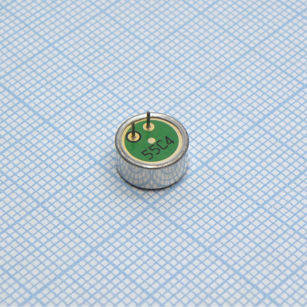 микрофон RP-9745   d=9.7mm  h=4.5mm - 3V 2.2kOm 58dB