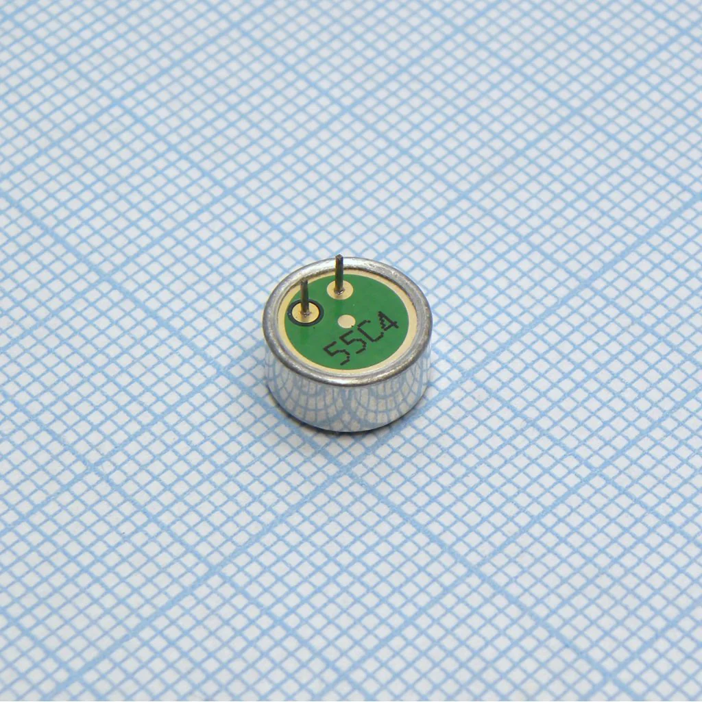 микрофон RP-9745   d=9.7mm  h=4.5mm - 3V 2.2kOm 58dB