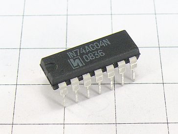Микросхема IN74AC04N