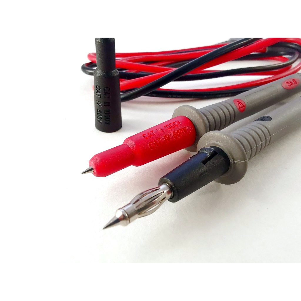 BC55-10210 - Щупы измерительные силиконовые, длина кабеля-1м.,1000В, 10А, UL3577 18 AWG, двойная изоляция
