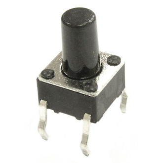 KAN0611-0901B  6X6X9 MM - Кнопка тактильная KAN0611-0901B, 6x6x9 мм