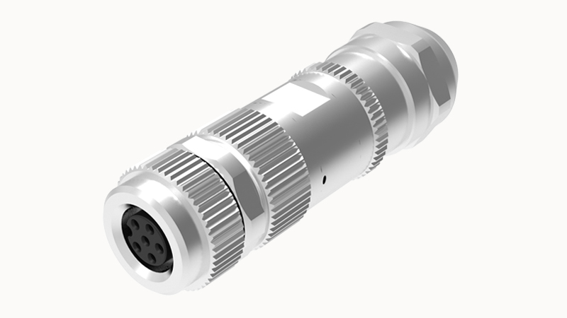 Розеточный разъем PASH-M8B-05P-FF-SL7001 - Розеточный разъем на кабель, 5 полюсов, M8, прямой, фиксация провода пайкой, B-Code, диаметр кабеля: 4,0-6,0 мм, сечение: 0,25-0,34 мм кв., 3А, 30V, металл