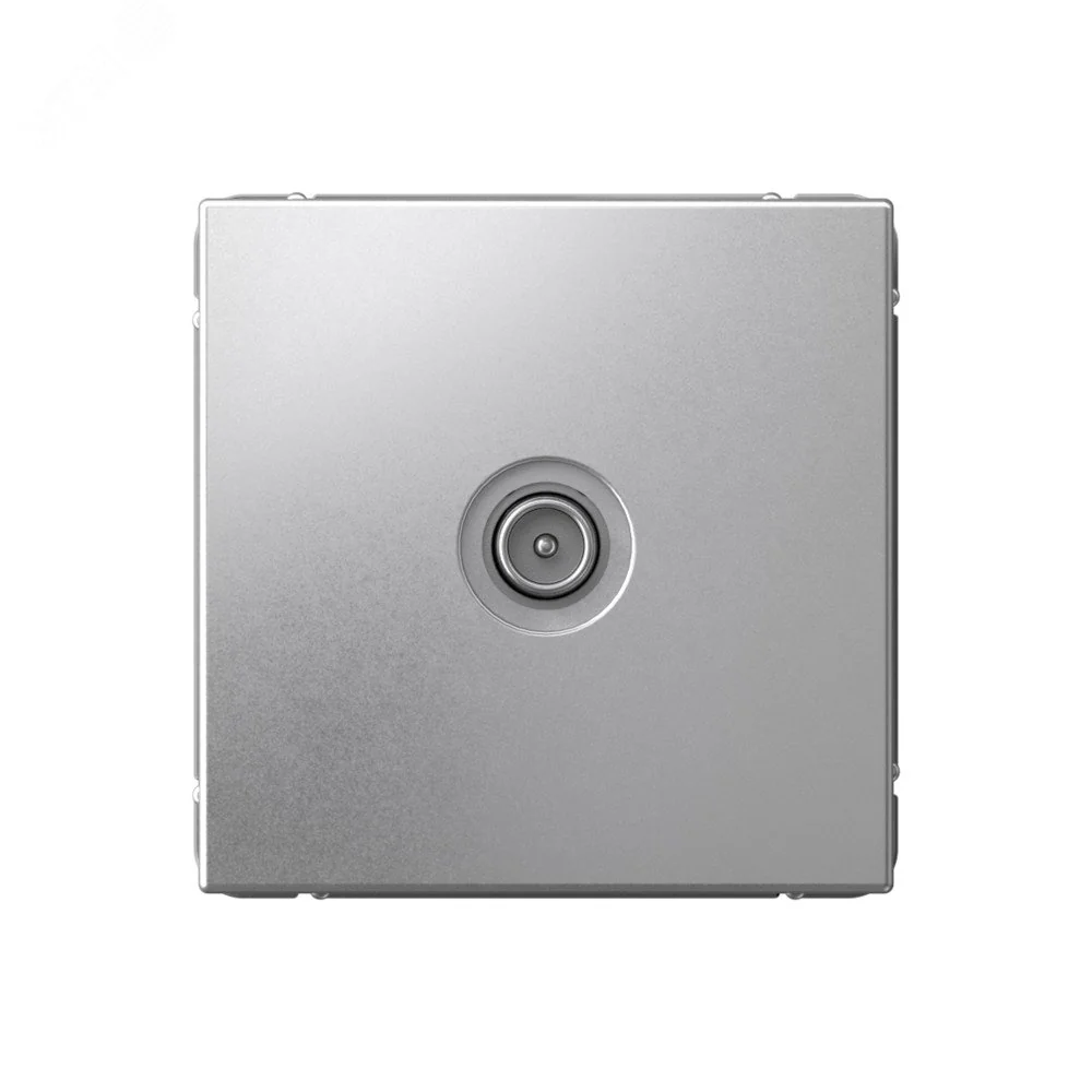 ARTGALLERY TV ТВ розетка проходная 4DB, механизм, алюминий GAL000392