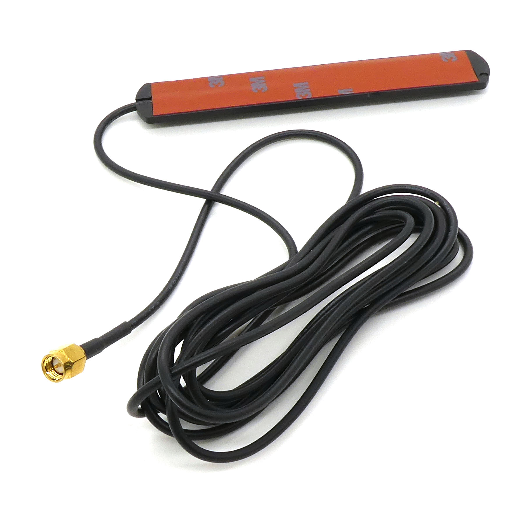 ANT GSM BY-GSM-05 SMA-M 3M - GSM 900/1800; 50Ом; 3,5 дБ; длина кабеля 3м; наклеивается; 115х22х4мм;  SMA-M-разъем