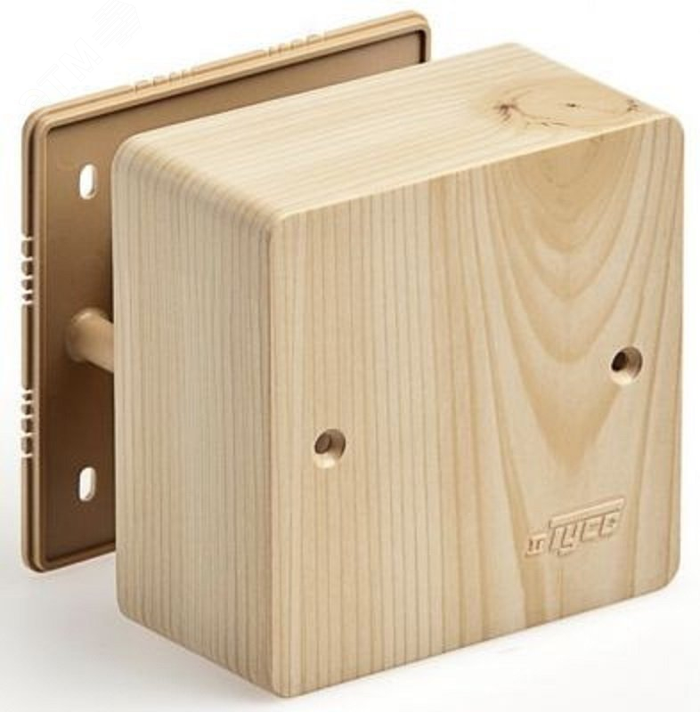 Коробка универсальная для кабель-каналов 85х85х42 сосна (светл. основа) IP40 65015-27М