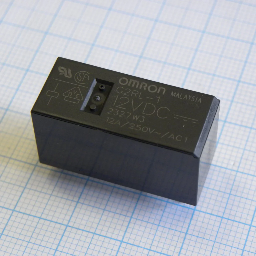 G2RL-1-12DC - Реле силовое, 1C, SPDT, 12 VDC/24 VDC, 12A/250VAC