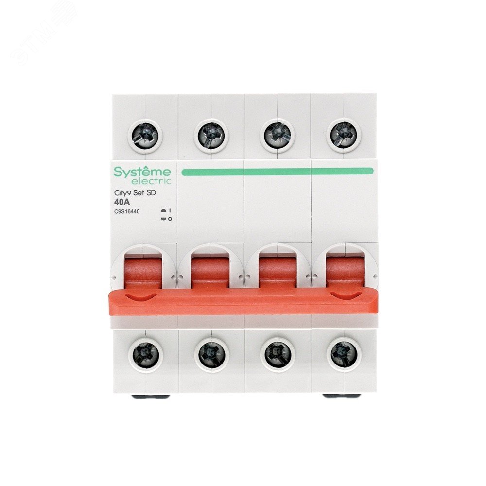 Выключатель нагрузки 4п 40А 400В City9 Set SE C9S16440