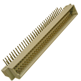 DIN41612 3*32 64 УГЛ. ВИЛКА - Разъем DIN DIN41612 3*32 64 угл. вилка, 64 контакта