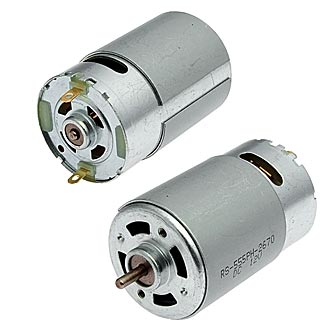 RS-555PH-2670  12V - Электродвигатель 12V 6,69Вт, 4500/3800об/мин 57х35,8мм вал 3,175х9мм