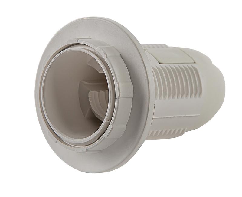 Патрон Е27-ППК пластиковый с прижимным кольцом 4690612032337