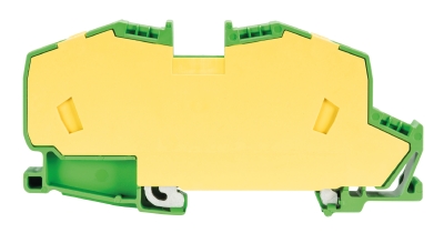 Клемма разъед.заземл. WKIF 16/1 SL/35 - Заземляющая клемма, тип фиксации провода: пружинный, номинальное сечение: 16 мм кв., 1000V, ширина: 12 мм, цвет: желто-зеленый, тип монтажа: DIN 35