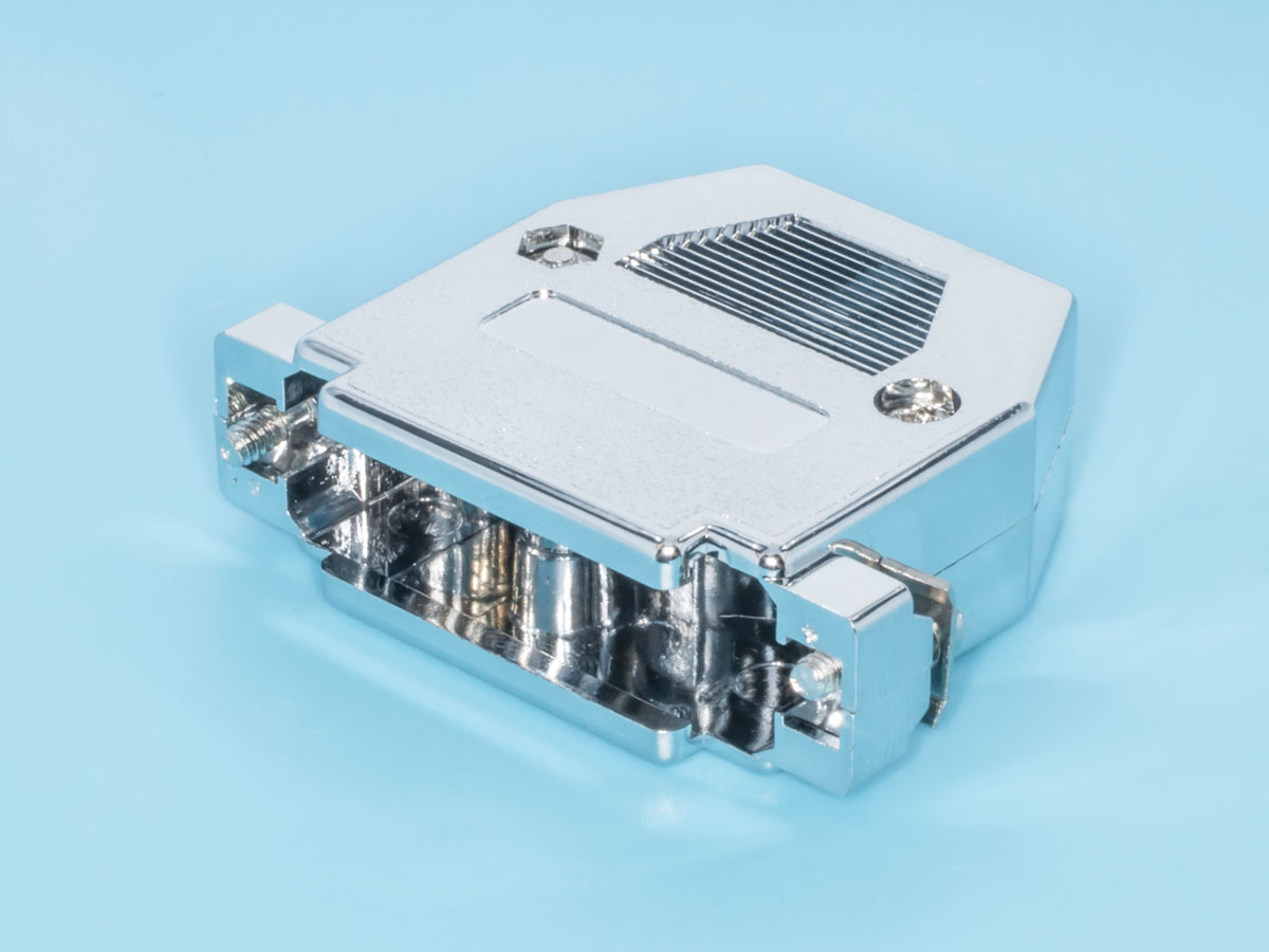 DN-25C - Корпус разъема 25 контактов, металлизированный