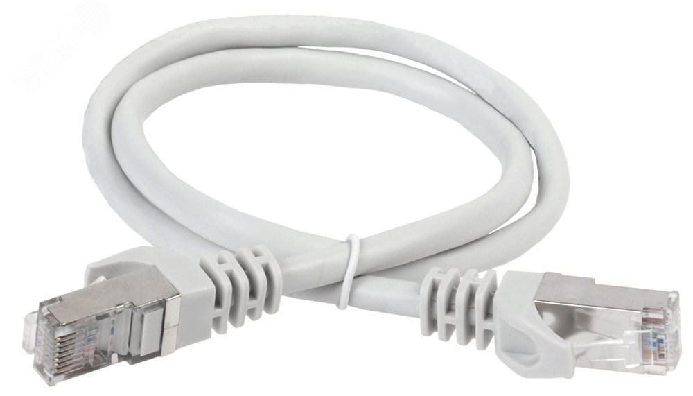 Патч-корд категории 6А S/FTP LSZH 15м серый PC01-C6ASL-15M