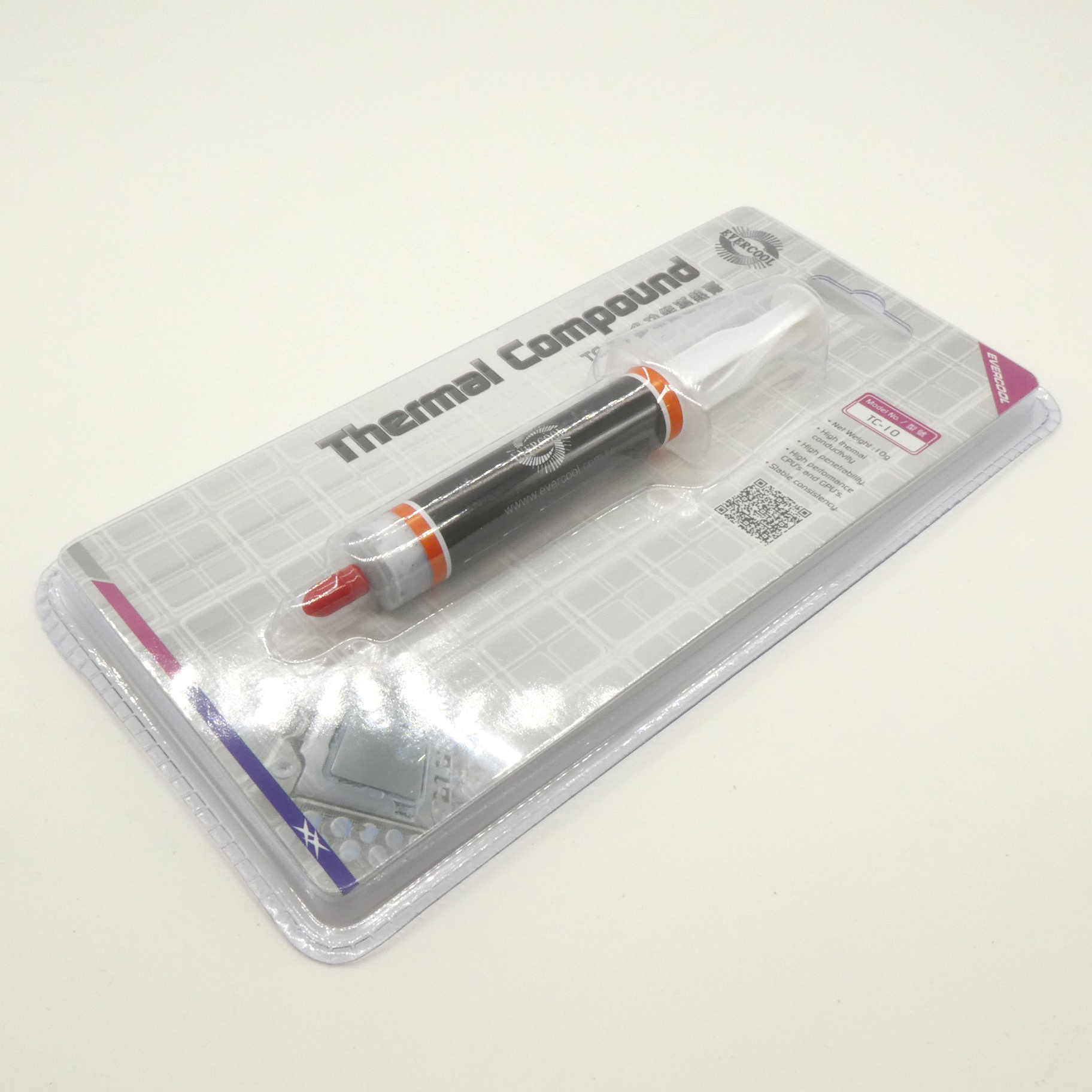 TC-10 - Термопаста шприц, 10г (Теплопроводность 3.8Вт/мK)