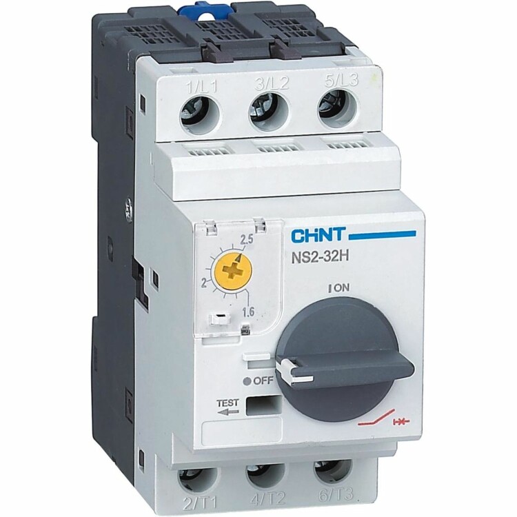 Выключатель автоматический защиты двигателя NS2-32H 9-14А с поворотной ручкой CHINT 253602