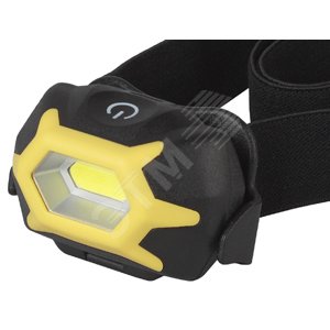 Фонарь GB-701 налобный "Практик" 5Вт COB 3xAAA сенсор 3 режима блист. Б0027819