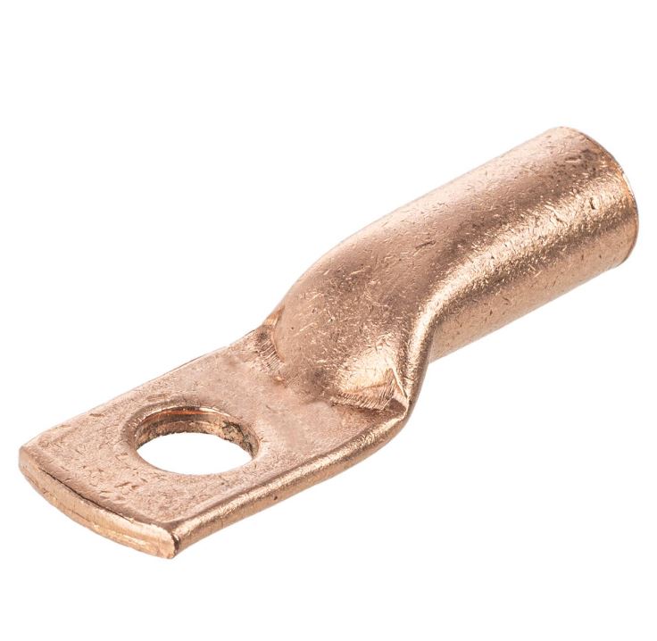 Наконечник медный, ТМ 35-12, 100204 - Кабельный наконечник, силовой, медь, ТМ 35-12 (сечение проводника 25 - 35 мм кв., диаметр крепежа M12), неизолированный, в упаковке 20 штук