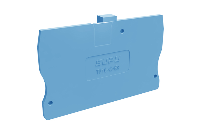 Торцевая крышка TP10-2-BU-EA - Торцевая крышка для клемм TP10-2-..., цвет: синий