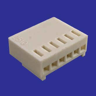 HU-06 PITCH 2.54MM+TERMINAL - Разъем низковольтный розетка 6 контактов шаг 2.54мм