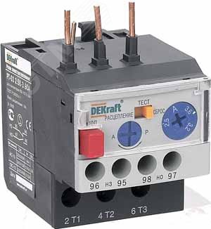 Реле электротепл. для конт. 09-18A 0,90-1,20А РТ-03 DEKr C2 23107DEK