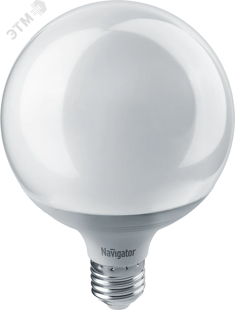 Лампа светодиодная LED 18вт Е27 белый шар 21955