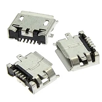MICRO USB 5S B (SZC) - Разъем Micro USB тип B, USB 2.0, розетка, 5 контактов