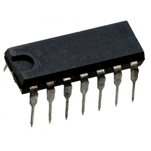 К561КТ3 - 4 двунаправленных ключа, DIP14