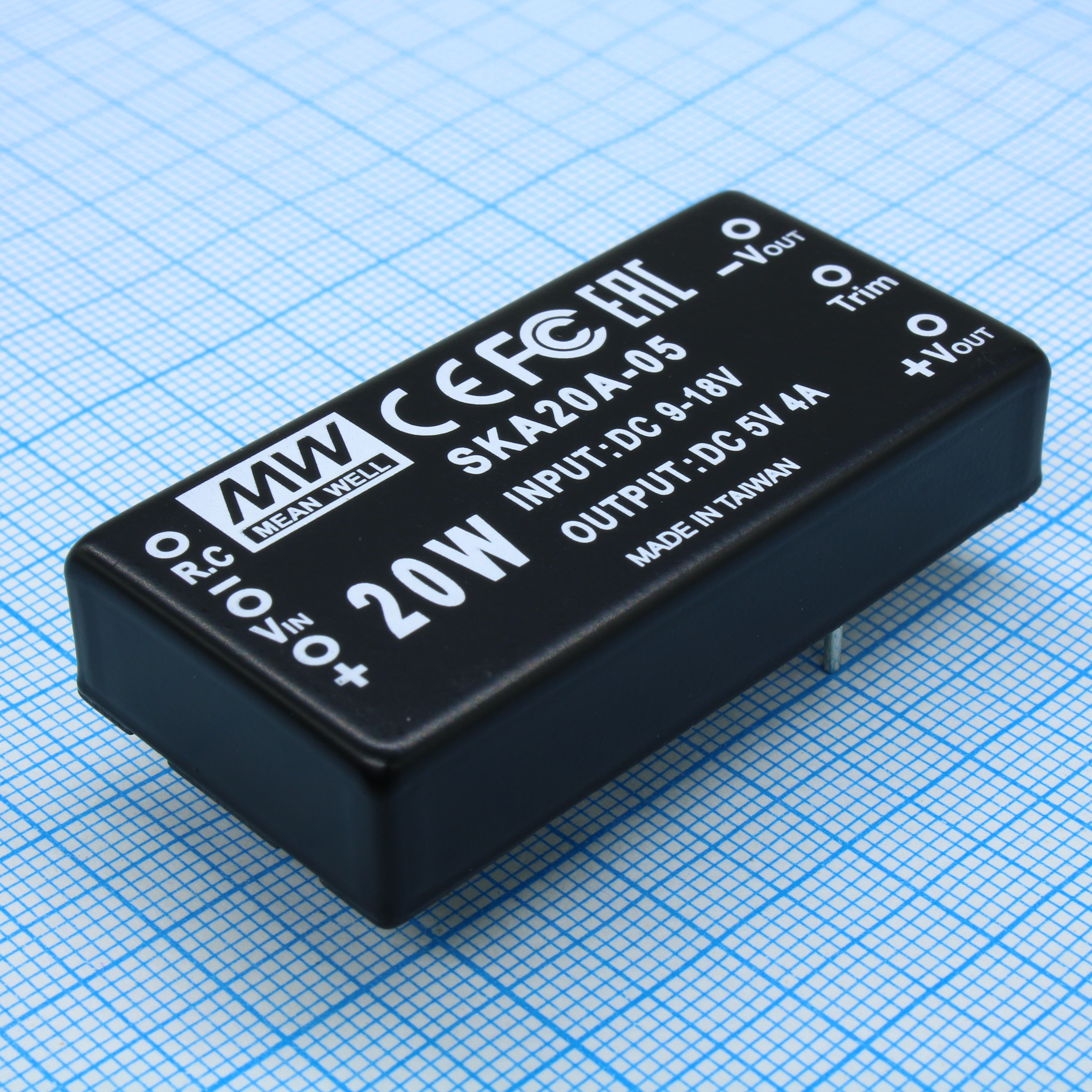 SKA20A-05 - Преобразователь DC/DC, на печатную плату, 20 Вт