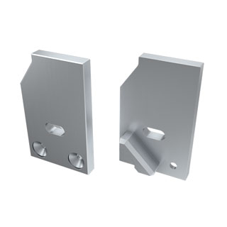 Заглушка для ALM-GLASS-10 левая с отверстием 026734 - Заглушка для ALM-GLASS-10 левая с отверстием. Цена за 1 шт.