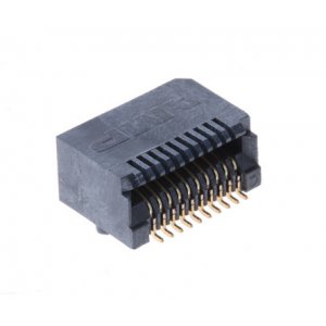 1367073-2 - Соединитель SFP 20 контактов шаг 0.8мм угловой SMD 20 терминалов 1порт рейка