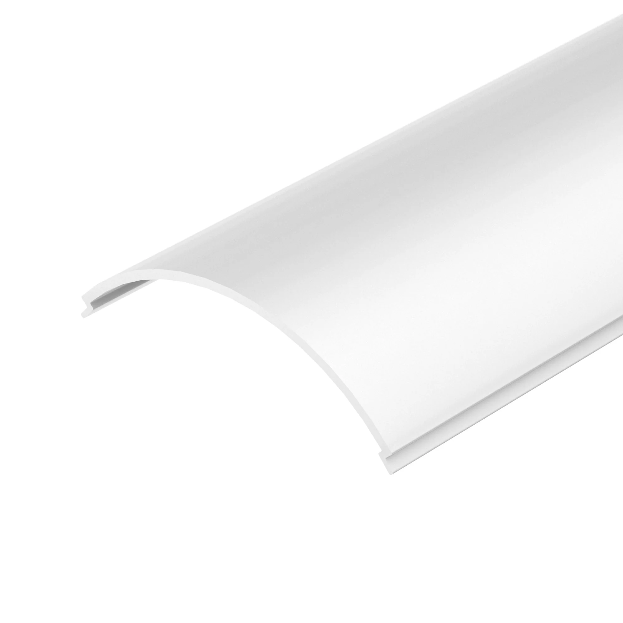 Экран SL-KANT-H30 ROUND OPAL 019334 - Экран полукруглый матовый к профилю SL-KANT-H30. Длина 2000мм. Цена за 1м. Светопропускание 75%.