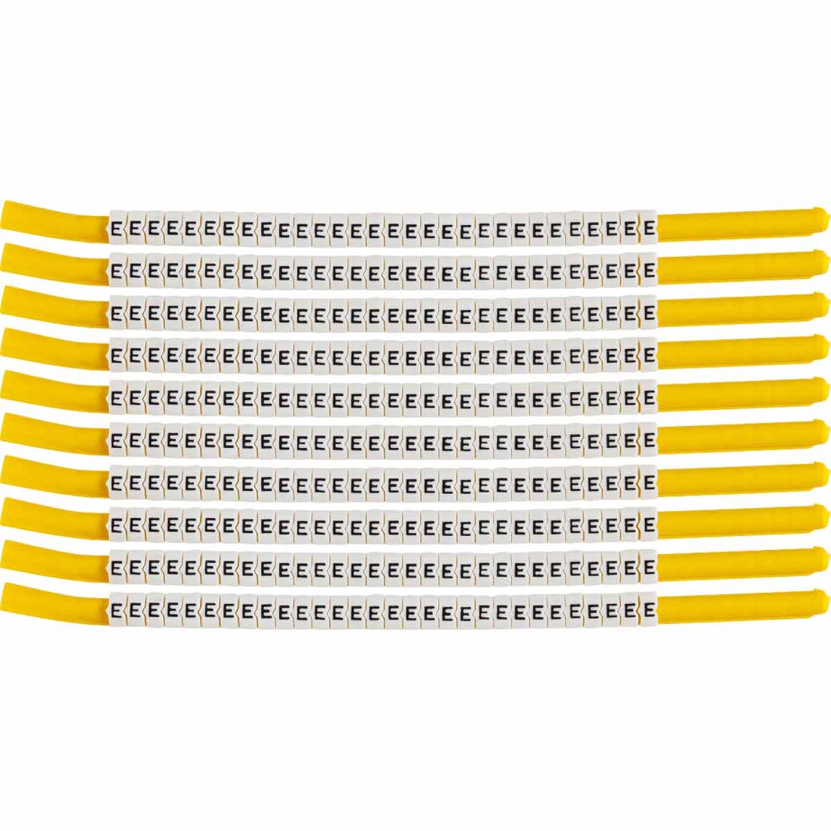 brd133314 - SCN-18-E клипсы белые, 300шт/упак, для провода 4,6-5,9мм диаметра, легенда E