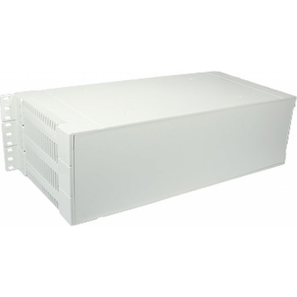 G17083UG - Корпус 3U из ударопрочного жаростойкого пластика серого цвета для монтажа в стойку 19"